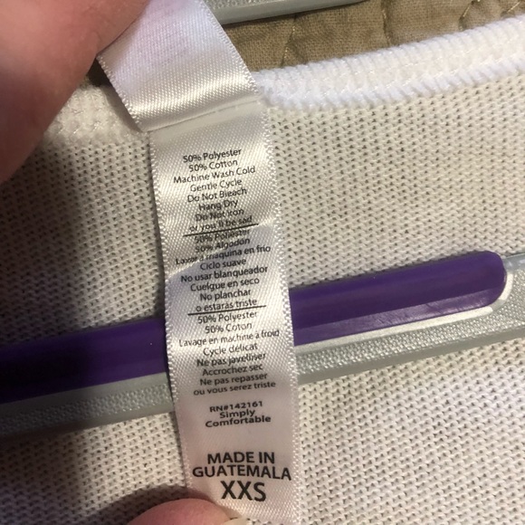 LuLaRoe XXS true white Classic T NWOT - Picture 3 of 3